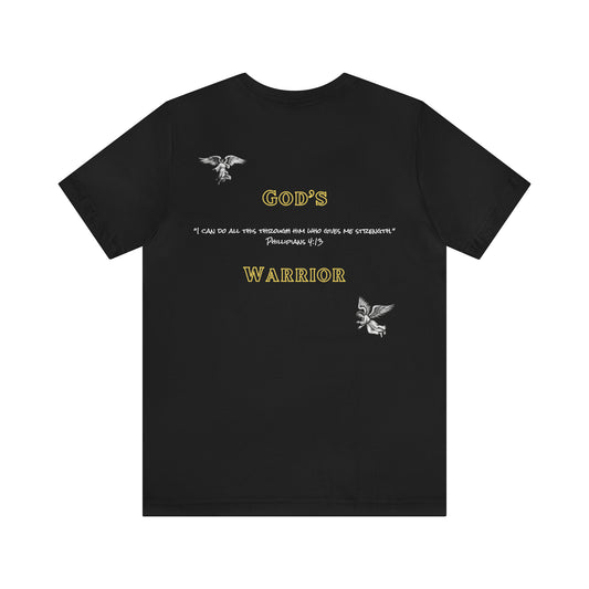 ''GOD'S WARRIOR yellow" shirt