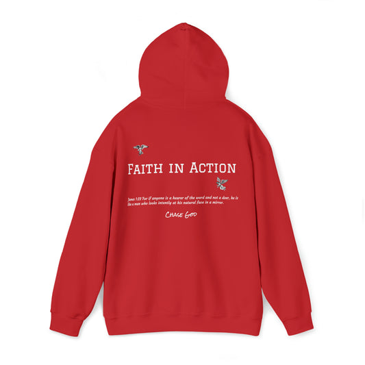 "FAITH IN ACTION" hoodie