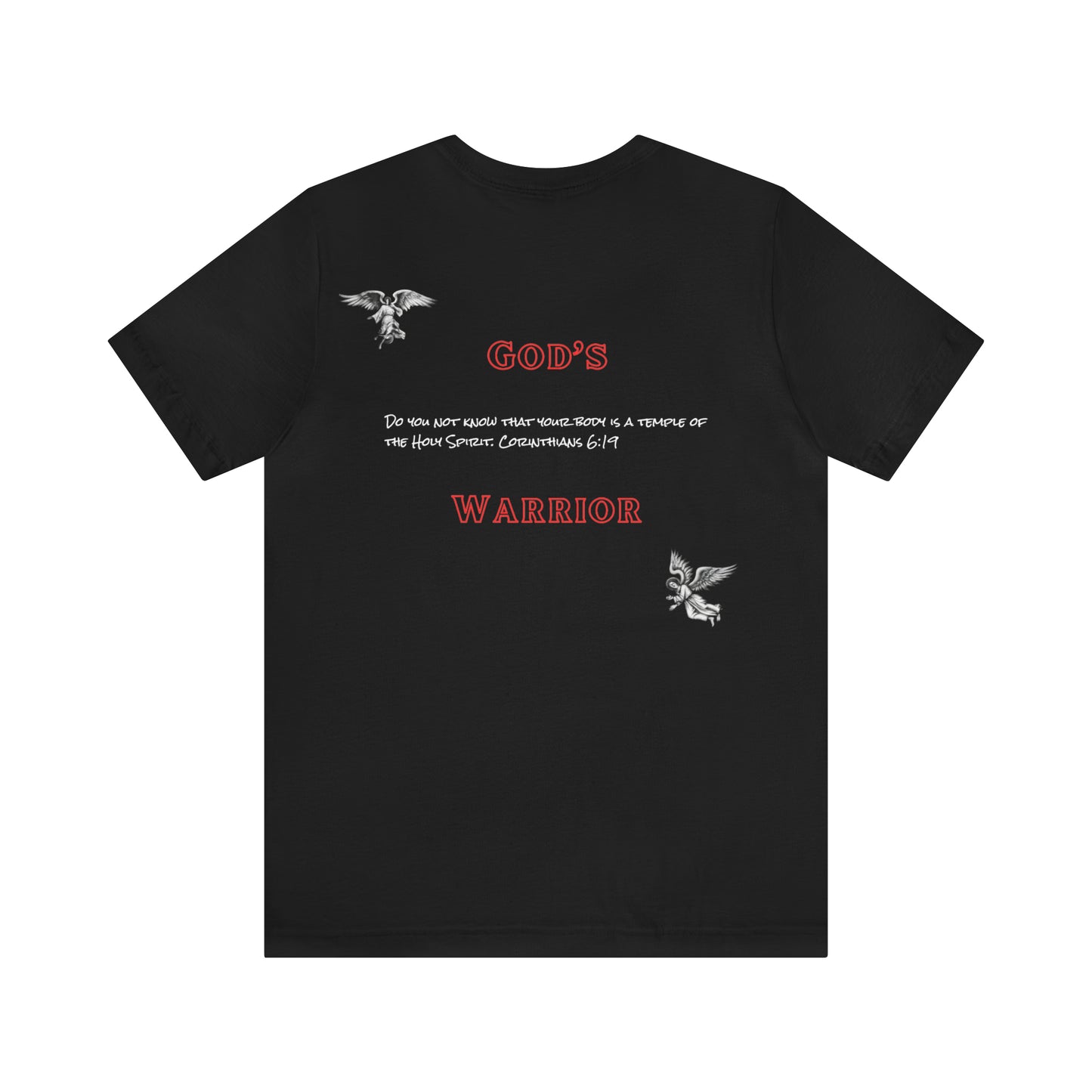 ''GOD'S WARRIOR red" shirt